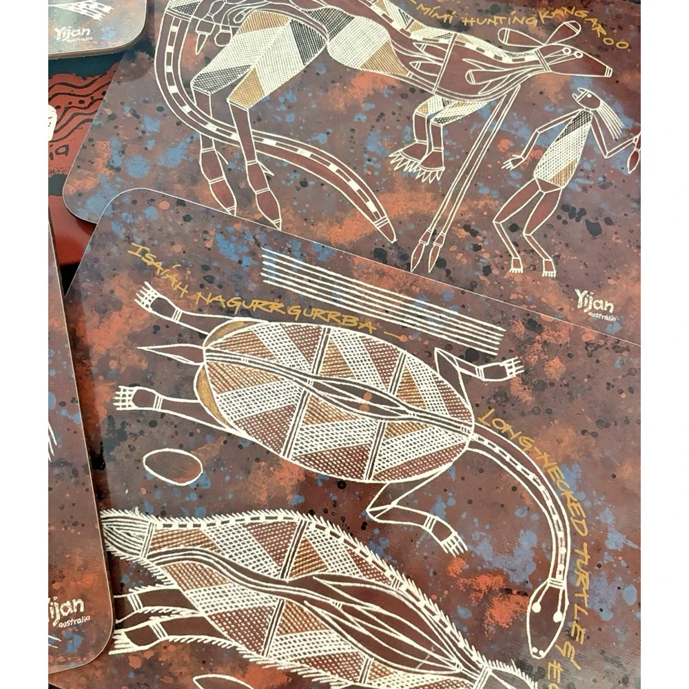 Yijan Australia Injalak Placemats Set Of 6 Jason Products New Zealand Aboriginal